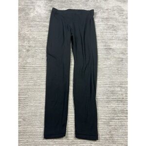 Just Be Leggings Womens Large Black Pull On Elastic Waist Polyester Blend